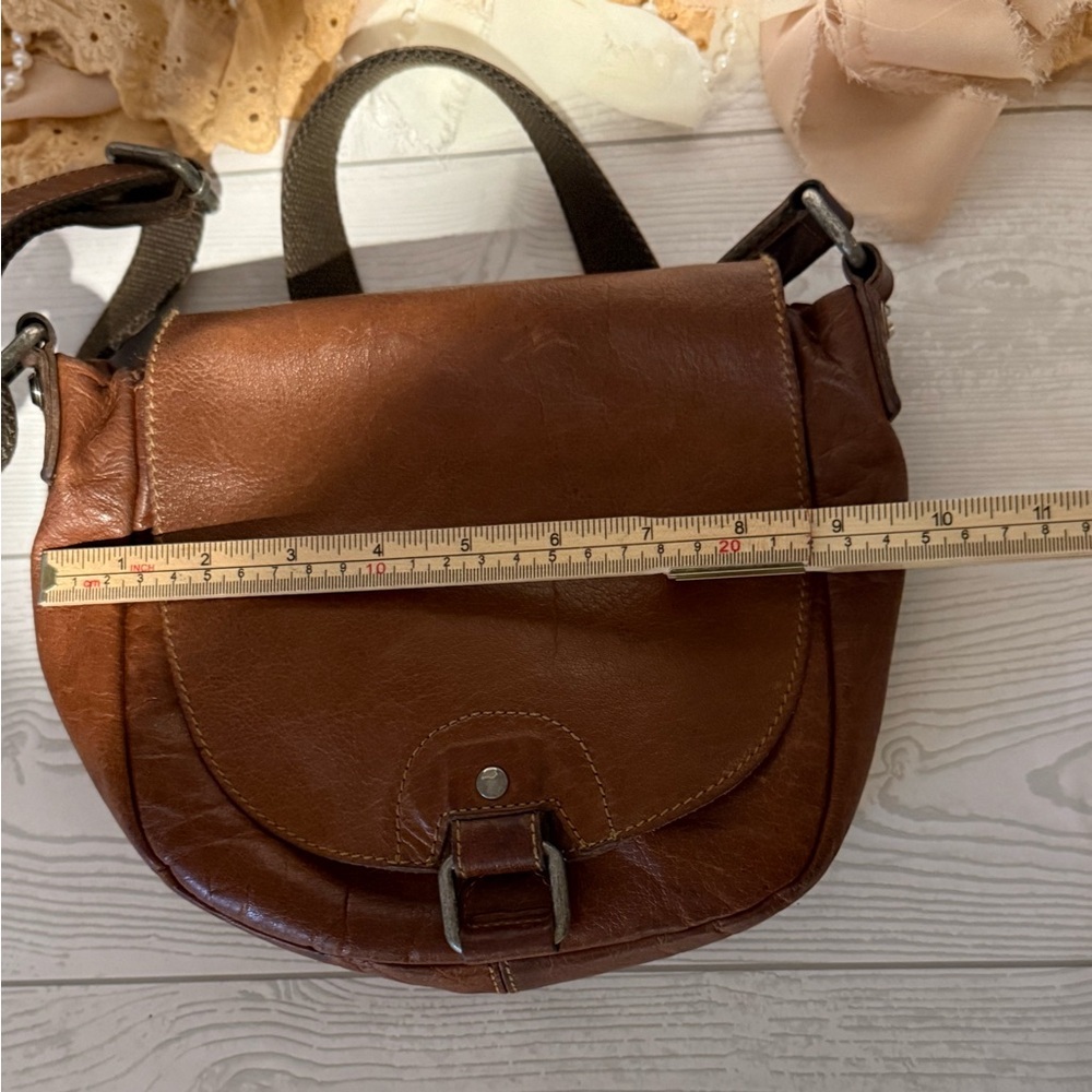 Jack Georges Brown Leather Crossbody - Picture 10 of 13